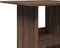 vidaXL - Bartafel - met - opbergruimte - 60x60x102 - cm - hout - bruin - eikenkleur