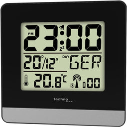 TechnoLine WT 260 - Wekker - 790x790x30mm - Zwart/Zilver
