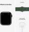 Apple Watch Series 7 - Smartwatch - Zuurstofmeting ECG - Groen (41mm)