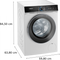 Siemens WG56B2ACFG - iQ700 - Wasmachine 10 kg - Stoomfunctie - 1600 rpm - Home Connect - Energielabel A