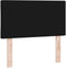 vidaXL - Hoofdbord - Diamant - Blokken - Ontwerp - Zwart - 80 - cm - Velvet