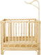 Cokos Luna rotan babypark met mobielhouder