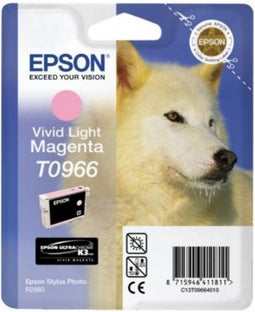 Epson T0966 - Inktcartridge - Origineel - Licht Magenta