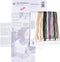 Thea Gouverneur - Borduurpakket met telpatroon - 1080A - Voorgesorteerde DMC Garens - Pioenrozen - Aida - 30 cm x 40 cm - DIY Kit