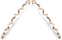 Casa Jewelry Oorhangers Etnic - 5,5 cm - Rosé Verguld