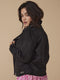 ONLY CARMAKOMA CARSHERRY - BONDED BIKER OTW Dames Jas - Imitatieleer - Maat 50