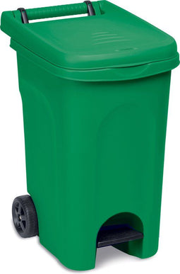 Urban - Container - 60 liter - Pedaalemmer - Wielen - Groen