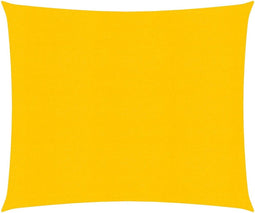 vidaXL - Zonnezeil - 4x4 m - HDPE - geel