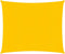 vidaXL - Zonnezeil - 4x4 m - HDPE - geel