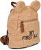 Childhome My First Bag - Kinderrugzak - Superzachte Teddy Stof - Bruin
