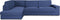 Bankbedekking Eysa JAZ Blauw 110 x 120 x 500 cm
