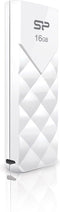 Silicon Power Ultima U03 - USB 2.0 - 16GB intrekbare connector - Wit