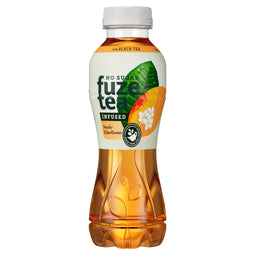 Fuze Tea - Frisdrank fuze tea peach elderflow suikervr 400ml | 6 stuks