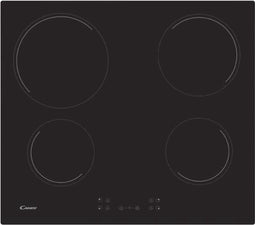 Candy CH64CCB keramische inbouwkookplaat - Zwart - 4 zone(s)