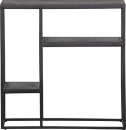 WOOOD Febe Vakkenkast Binnen/Buiten - Metaal - Zwart - 76x76x30