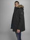 JACK & JONES JJSKY PARKA - Parka met capuchon en imitatiebont - Zwart - Maat XL