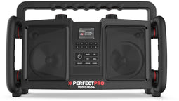 PerfectPro Rockbull - Bouwradio - DAB+ FM - 50 Watt - Zwart