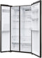 Haier HSR5918DIPB - Amerikaanse koelkast - Total No Frost - Zwart