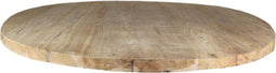 HSM Collection Tafelblad ovaal - 240x120 cm - blank - teak