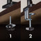 Maclean MC-134 - Monitorhouder voor 2 monitoren - 17-32 inch - 10kg - gasveren - zwart
