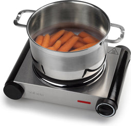 Tristar Hot Plate KP-6191 - Vrijstaande Elektrische Kookplaat - Regelbare temperatuur - 1 kookzone - RVS