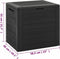 vidaXL - Tuinbox - 58,5x46x55 - cm - polypropeen - bruin