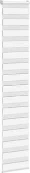 vidaXL - Zebra - rolgordijn - 40x230 - cm - stofbreedte - 35,9 - cm - polyester - wit