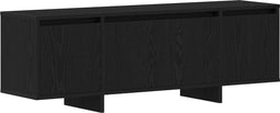 vidaXL - TV - Kast - Zwart - Eiken - 120x30x40,5 - cm - Gemaakt - van - Hout
