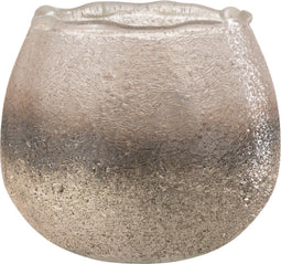 J-Line kaarshouder Camille - glas - roze - small - 2 stuks