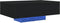 vidaXL - Salontafel - met - LED-verlichting - Zwart - Eiken - 85x55x31 - cm