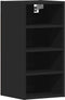 vidaXL - Hangkast - Riga - 30x29,5x60 - cm - bewerkt - hout - zwart