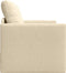 vidaXL - Hoefslaapbank - 2-in-1 - Crème - 74x77x81 - cm - Stof