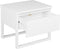 Beliani GIULIA - Bijzettafel - Wit - Dennenhout