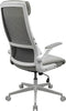 COUGAR Stryker - Bureaustoel - Ergonomische zitting met verstelbare hoofdsteun - Wit