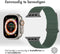 iMoshion Bandje Geschikt voor Apple Watch Bandje Series 1 / 2 / 3 / 4 / 5 / 6 / 7 / 8 / 9 / SE / Ultra (2) - 42 / 44 / 45 / 49 mm - iMoshion Magnetisch lederen band - Groen