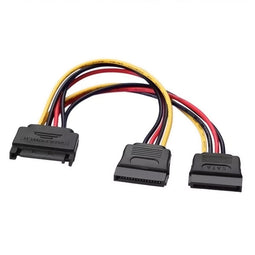 Aisens A131-0353 - SATA I Kabel - 0,2 m - Geel Rood Zwart