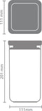 Brabantia Tasty+ Voorraadbus - Stapelbaar - 1,6 l - Dark Grey