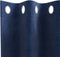 vidaXL - Zwartouts - Gordijnen - met - Oogjes - 2 - stuks - Donkerblauwe - Velvet
