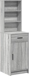 vidaXL - Hoge - Kast - Grijs - Sonoma - 40x41x135 - cm - Gelaagd - Hout