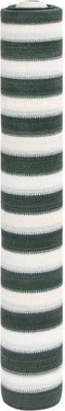 vidaXL - Privacynet - 150 - g/m² - 1,5x25 - m - HDPE - groen - en - wit