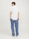 JACK&JONES JJENOA TEE SS CREW NECK - T-shirt 3-pack - 100% organisch katoen - Wit donkerblauw zwart (3-pack)