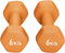 Women's Health Neoprene Halterset - Dumbbells 2 x 6 kg - Anti-rol ontwerp (2 stuks)