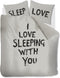 Vtwonen Love Sleep - Dekbedovertrek Eenpersoons 140x200/220 - 100% Katoen Naturel