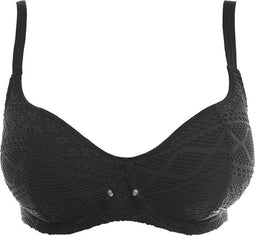 Freya Sundance - Padded bikinitop - Gehaakt ontwerp - Zwart
