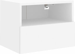 vidaXL - Tv-wandmeubel - 40x30x30 - cm - bewerkt - hout - wit
