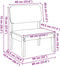 vidaXL - Tuinstoel - 60x52,5x72 - cm - massief - grenenhout
