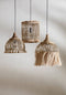 Safaary - Bazar Bizar Hanglamp Naturel S Abaca Kwast