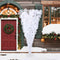 vidaXL - Kunstkerstboom - met - standaard - omgekeerd - 210 - cm - wit