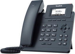 Yealink SIP-T30P - IP telefoon - PoE 2,3" LCD-scherm - Zwart