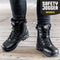 Safety Jogger Tactic - Tactische Laarzen - Nappa Leer + Nylon - Zwart